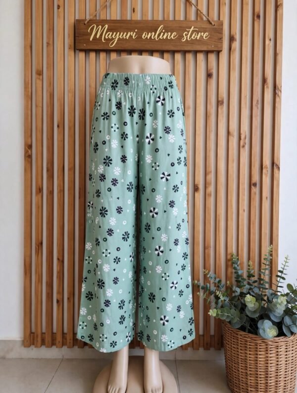 printed palazzo pant